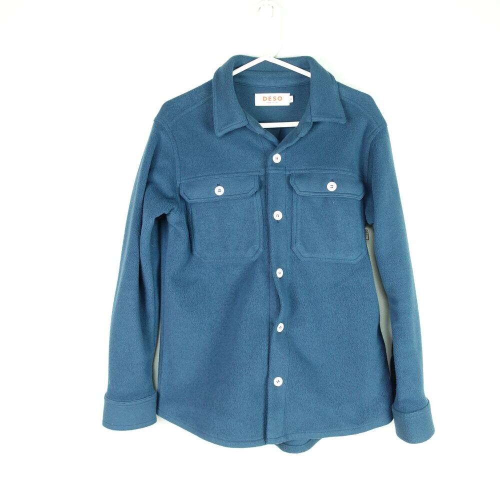 Deso Shirt Jacket Mens SZ M Heavyweight Long Sleeve Button Up Outdoors Utility